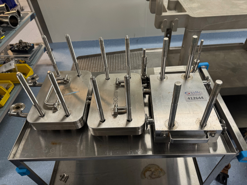 Image of Stainless Steel Filter Cassette Holders - Quantity 3